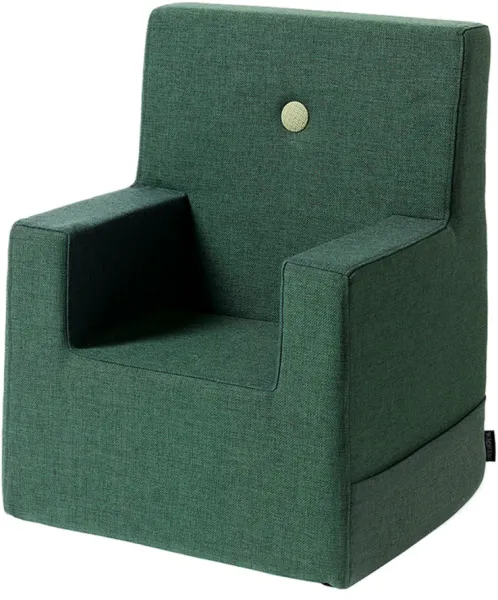 Børnestol XL - grøn/lysegrøn knap