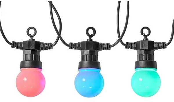 Nedis SmartLife Party Lyskæde - 10 meter med 20 lys - RGB