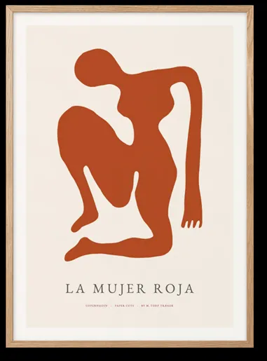 Peléton Red Woman 70x100 Plakat